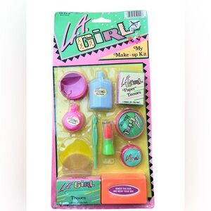 Vintage 1990 NOS L.A. LA Girl My Make Up Kit JA-RU